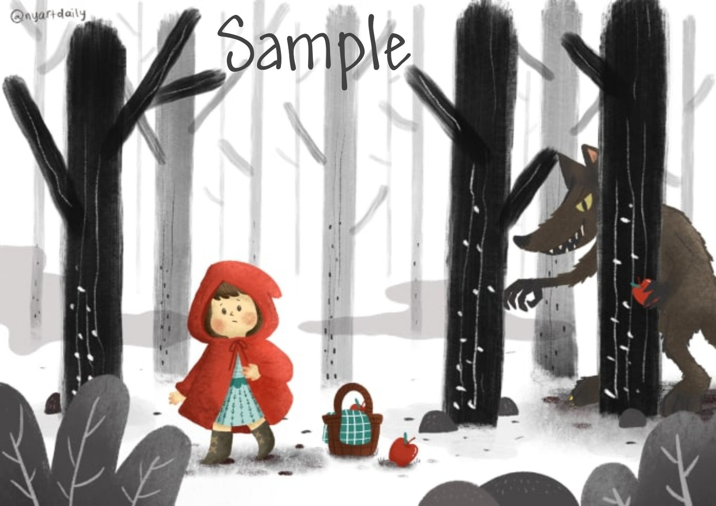 2D- Cute Freehand Story Book Illustration