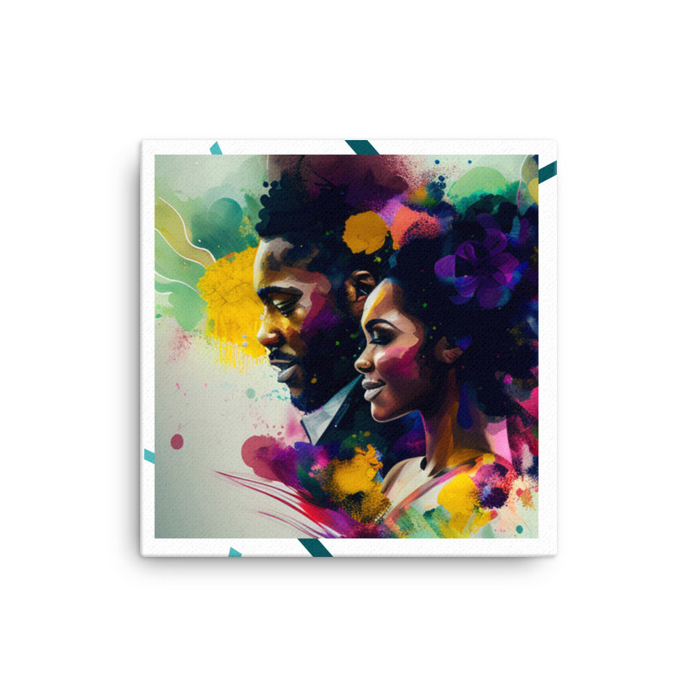 Black love 2 Canvas