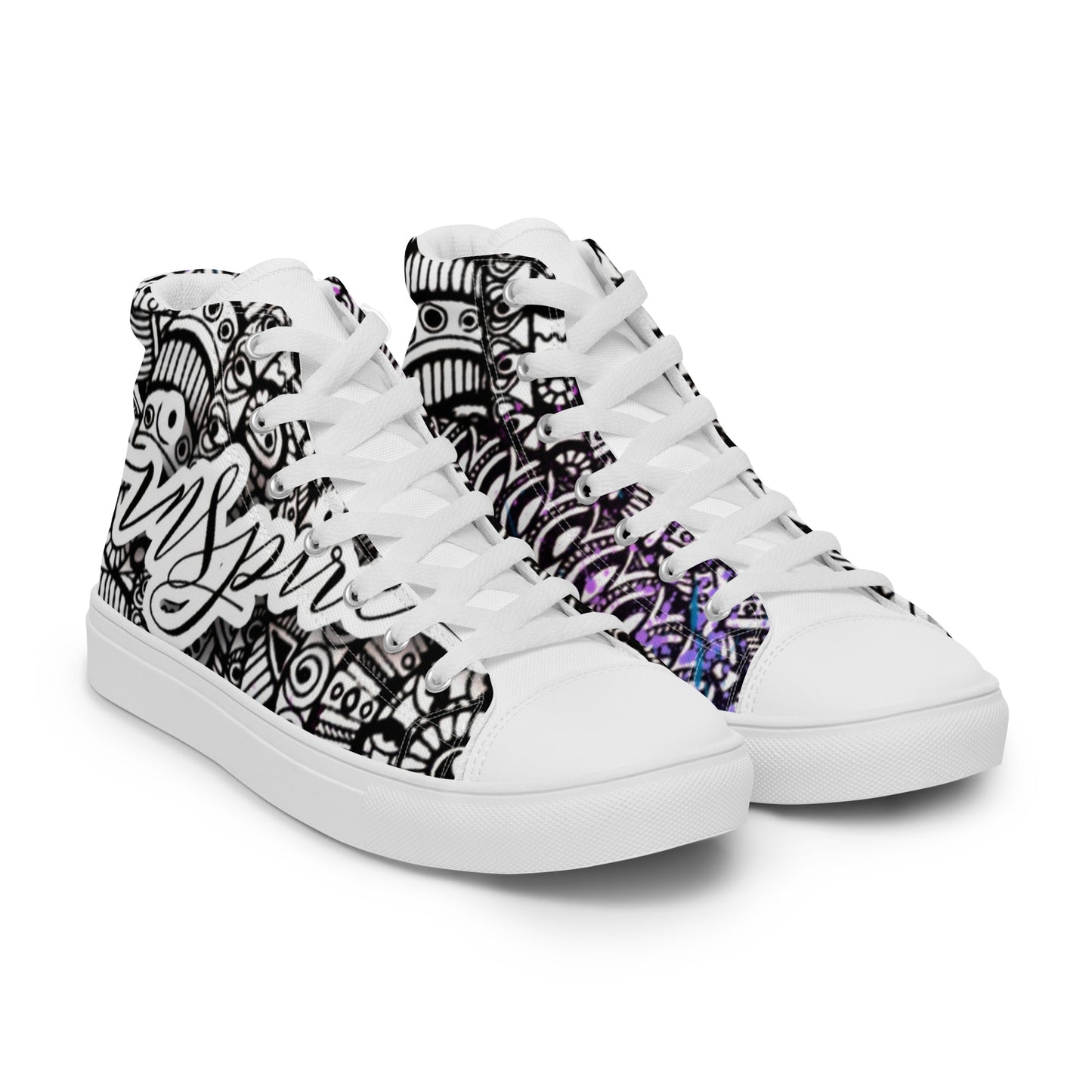 Inspire high top canvas shoes