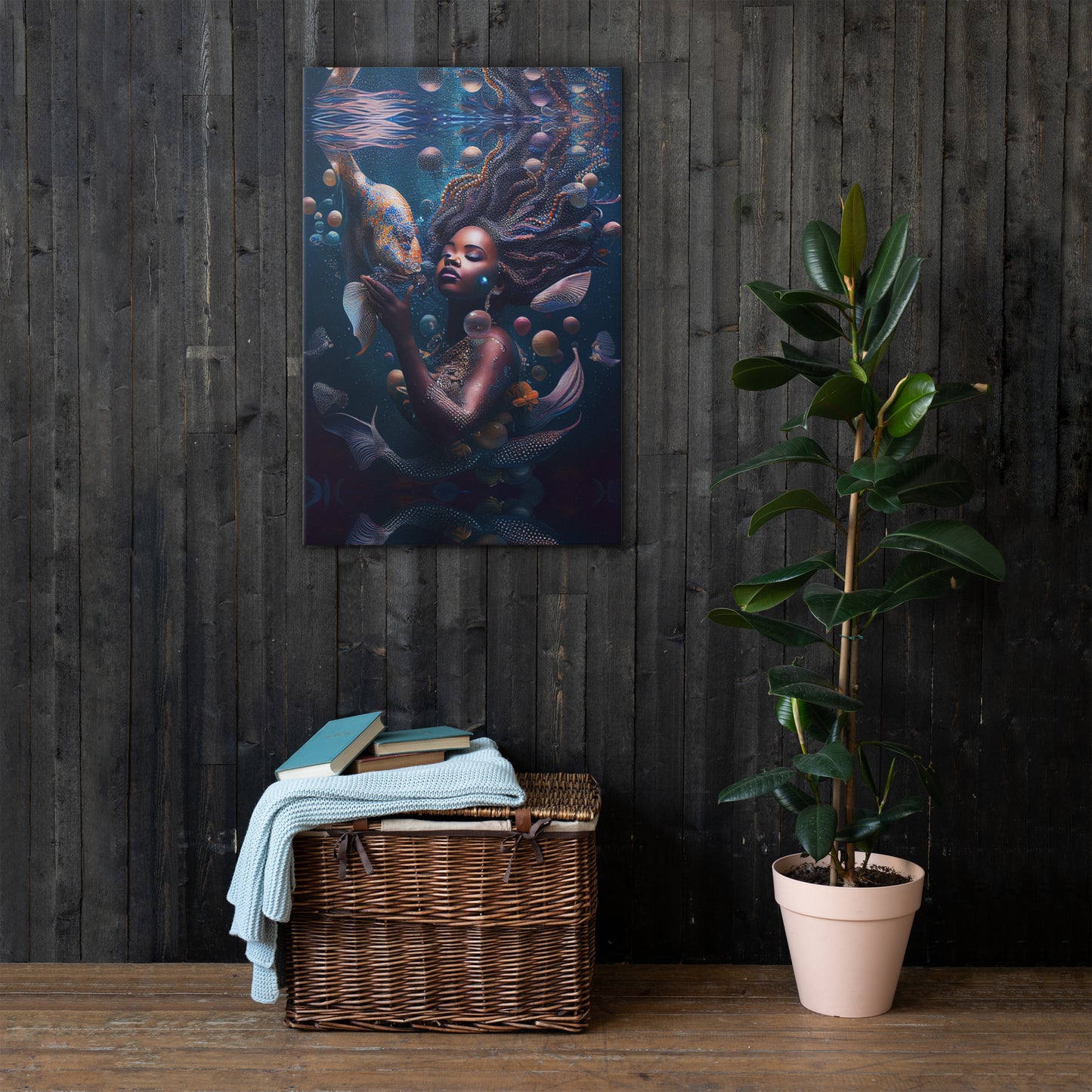 Thin canvas Flounder