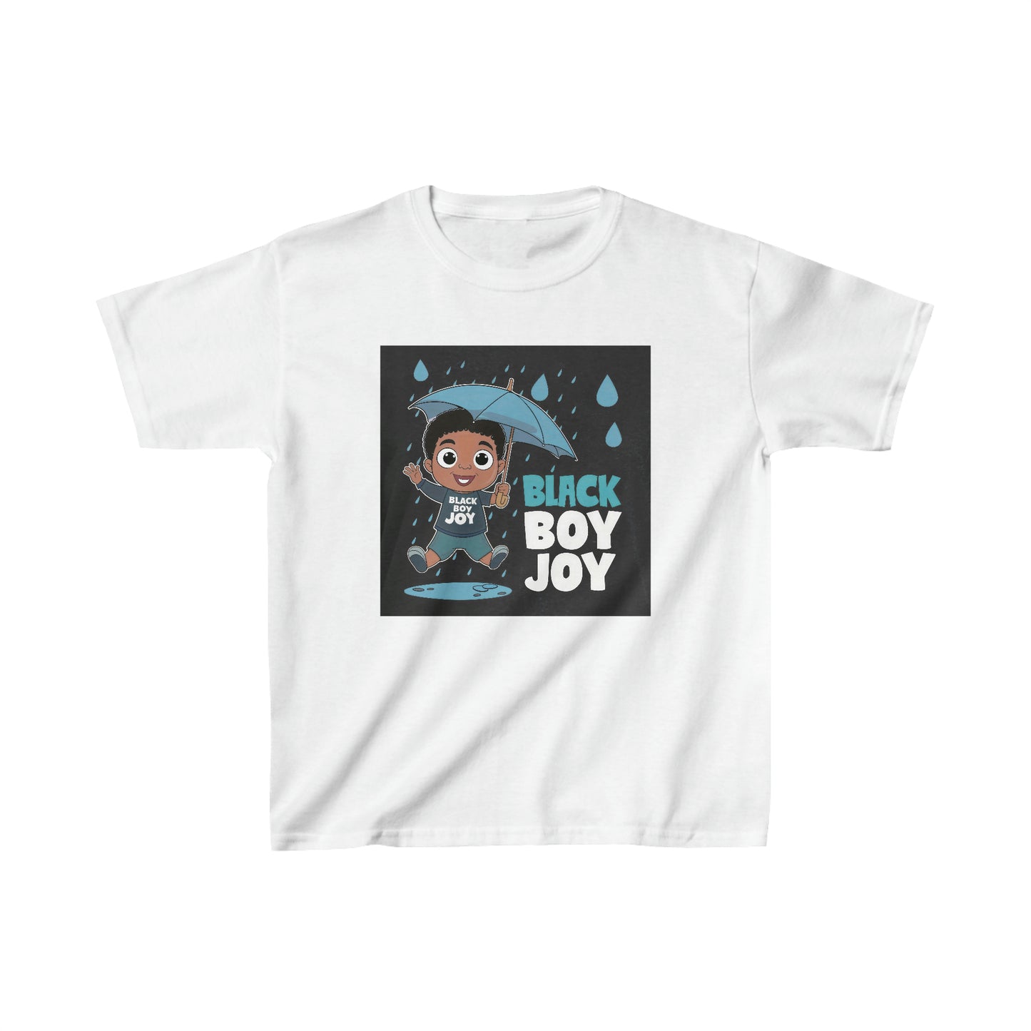 Black Boy Joy Kids Heavy Cotton™ Tee