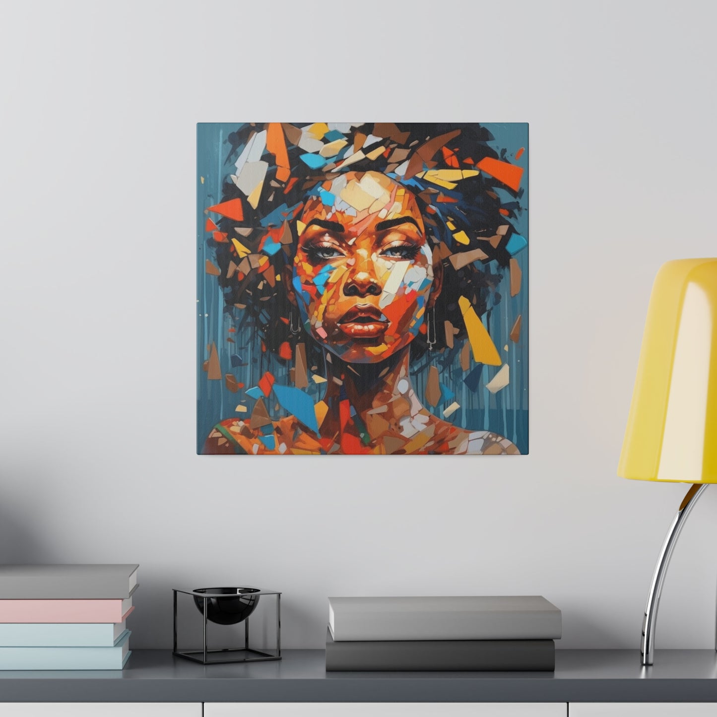 2 Vibrant Essence: An Abstract Celebration of Black WomenMatte Canvas, Stretched, 0.75"