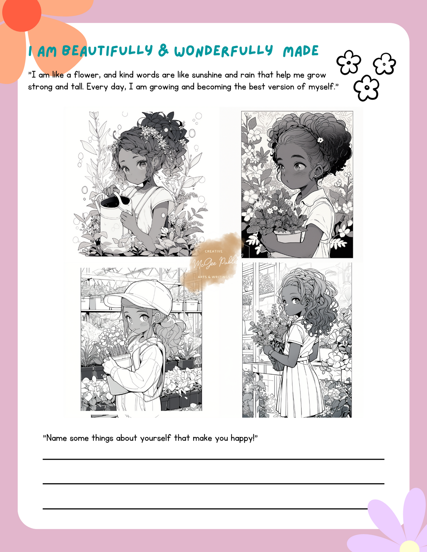 Activity Book Pages