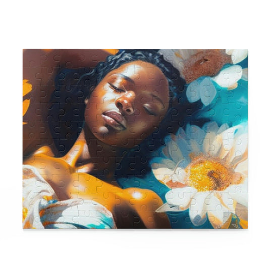 Sun flower Radiance Melanin Rich  Puzzle (120-Piece)