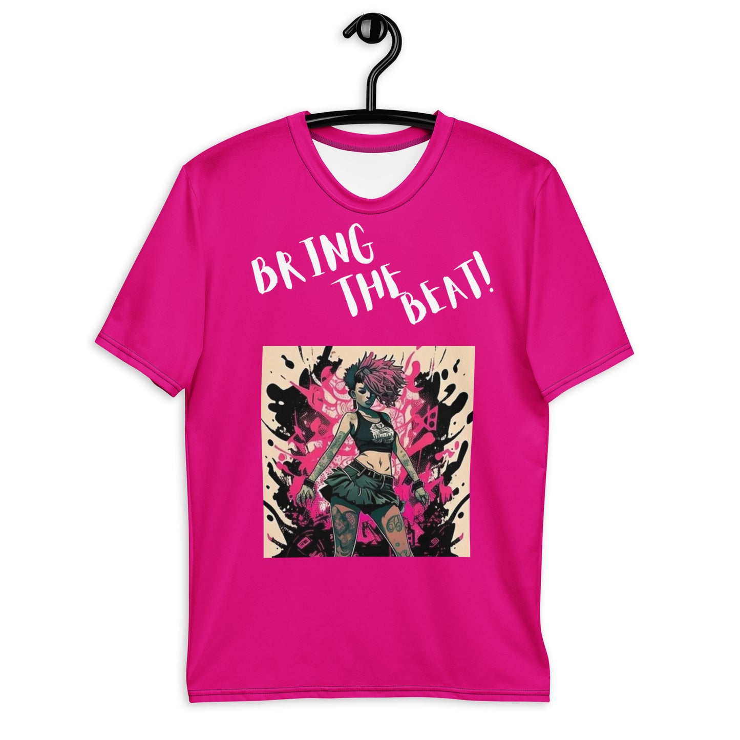 Bring The Beat T shirt Pink