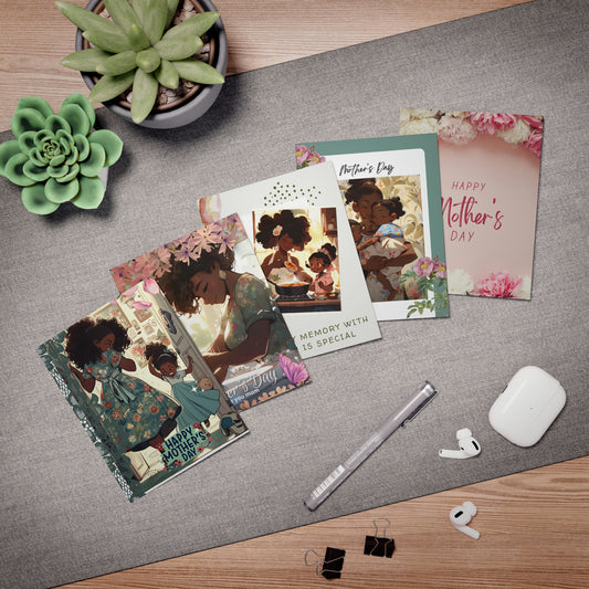 Mother's Day Multi-Design Greeting Cards (5-Pack)