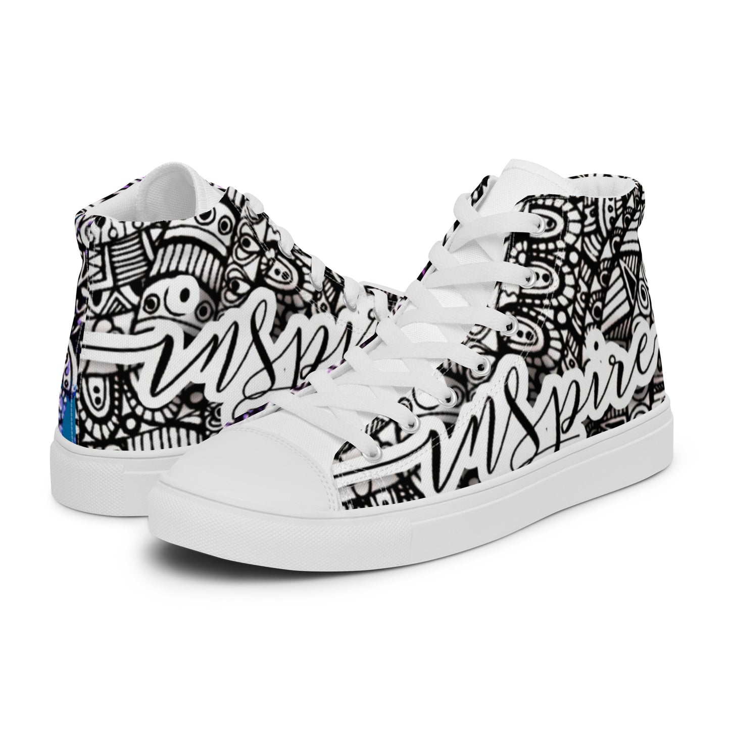 Inspire high top canvas shoes