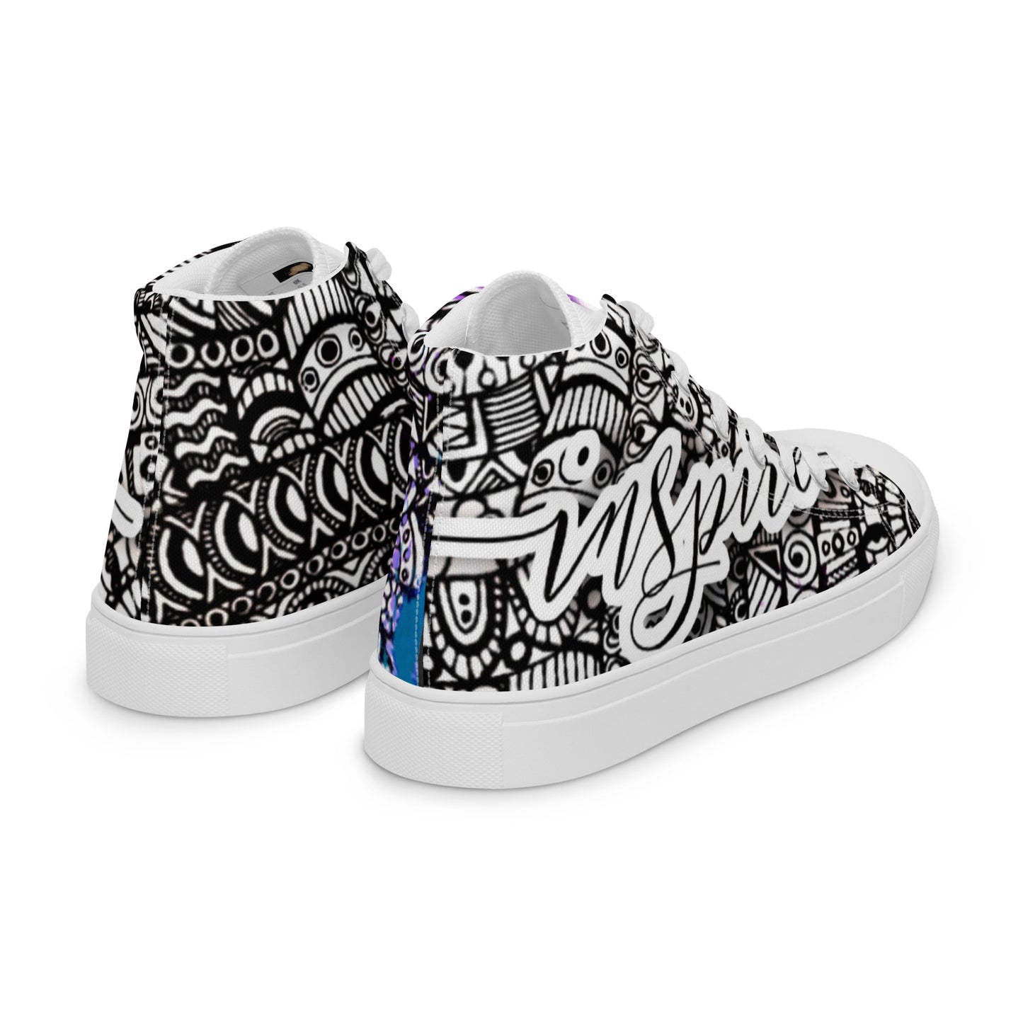 Inspire high top canvas shoes