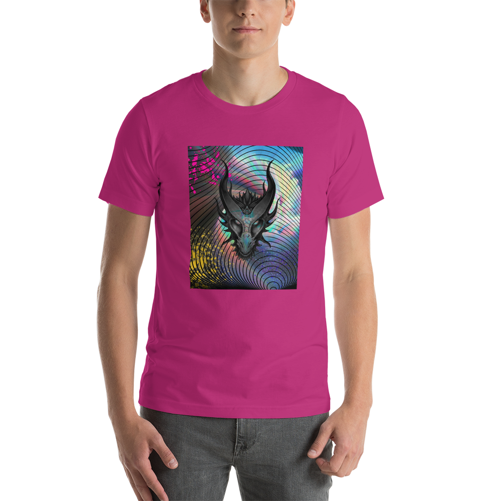 Dragon Hex Short-Sleeve Unisex T-Shirt - T.M McGee Publishing 