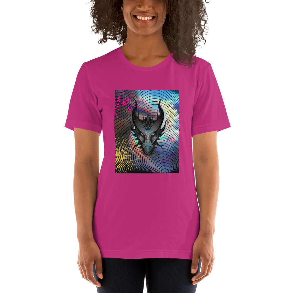 Dragon Hex Short-Sleeve Unisex T-Shirt - T.M McGee Publishing 