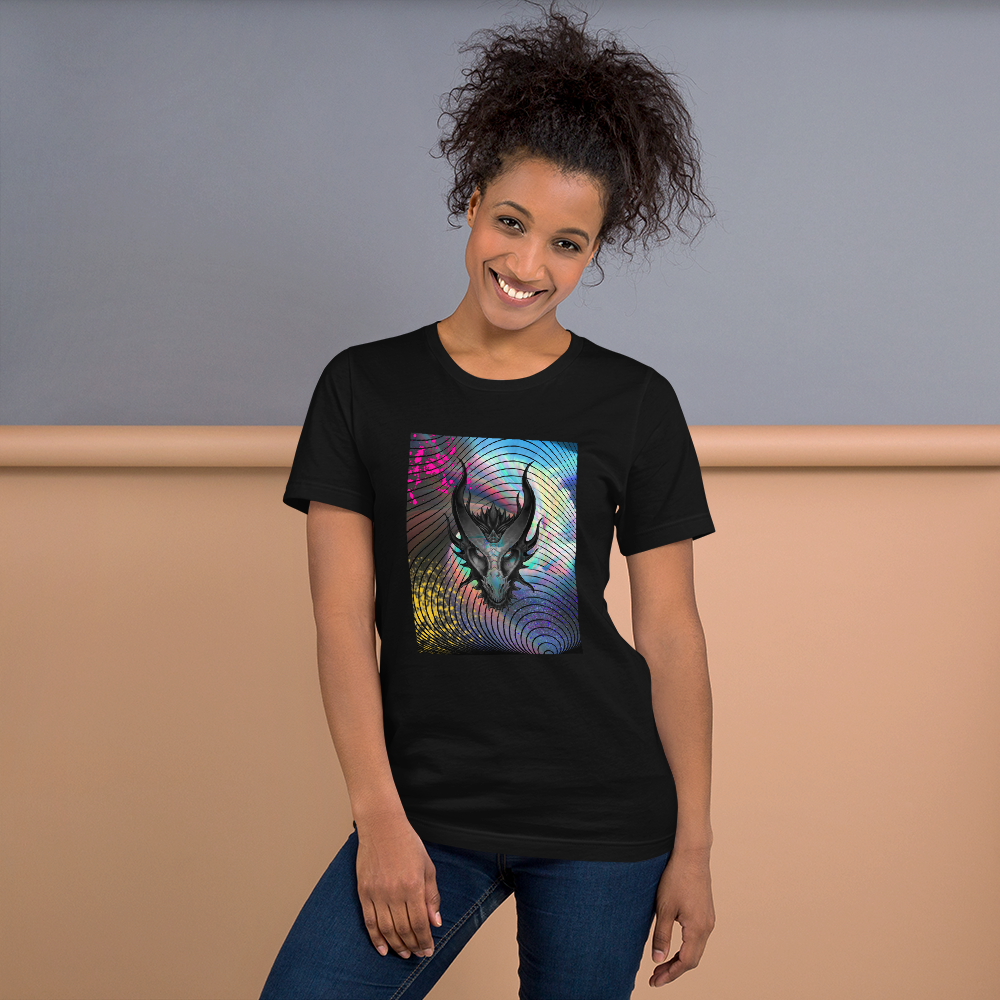 Dragon Hex Short-Sleeve Unisex T-Shirt - T.M McGee Publishing 