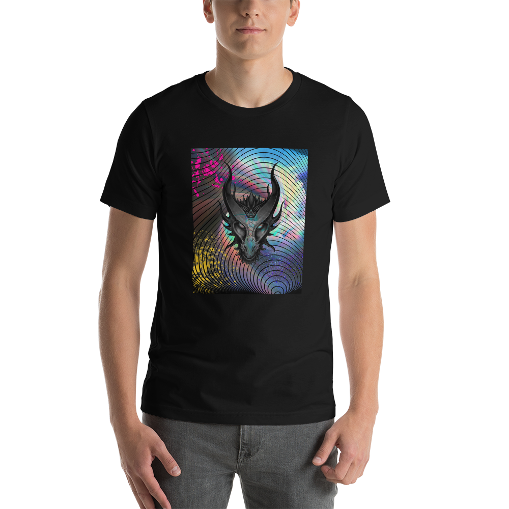 Dragon Hex Short-Sleeve Unisex T-Shirt - T.M McGee Publishing 