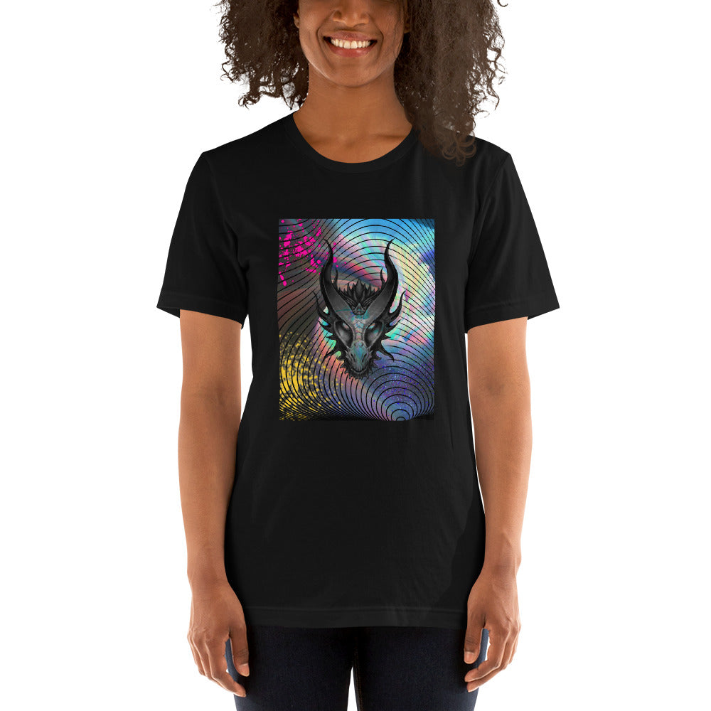 Dragon Hex Short-Sleeve Unisex T-Shirt - T.M McGee Publishing 