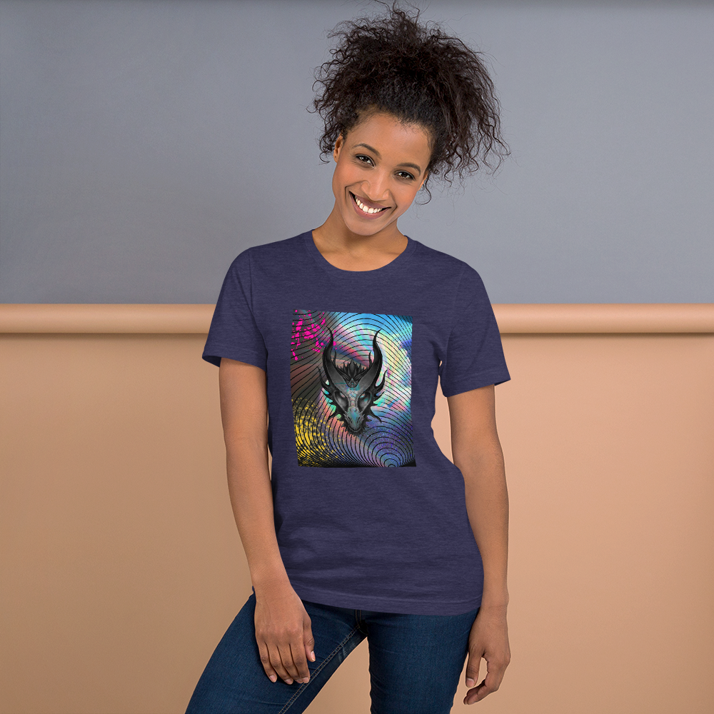 Dragon Hex Short-Sleeve Unisex T-Shirt - T.M McGee Publishing 