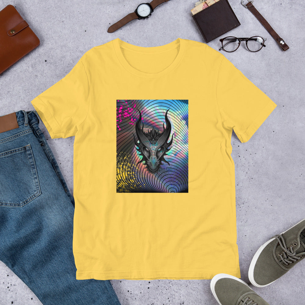 Dragon Hex Short-Sleeve Unisex T-Shirt - T.M McGee Publishing 